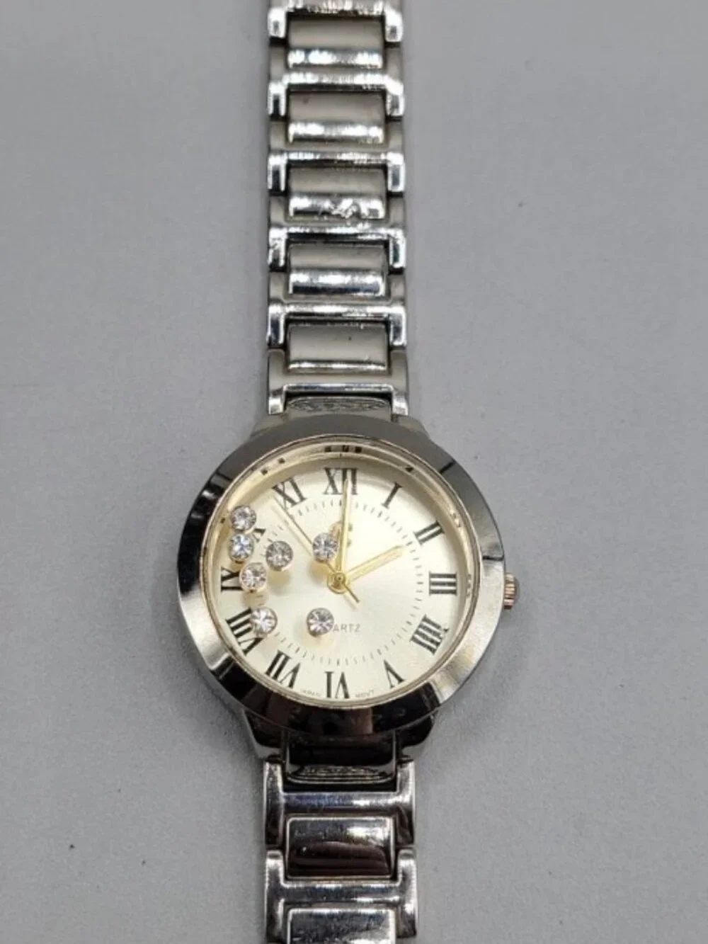 Vintage Charming Charlie Rhinestone Dazzle Ladies Quartz Watch RY4292GD 7